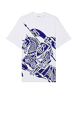 Burberry Horse T-shirt in Knight, view 1, click to view large image.