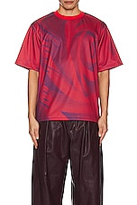 Burberry Football T-shirt in Pillar, view 3, click to view large image.