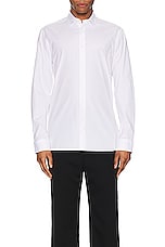Burberry Sherfield Shirt in White, view 4, click to view large image.