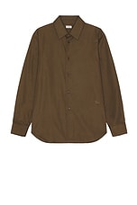 Burberry Button Up Shirt in Military, view 1, click to view large image.