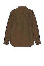 Burberry Button Up Shirt in Military, view 2, click to view large image.