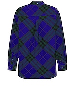 Burberry Long Sleeve Check Pattern Shirt in Knight Ip Check, view 2, click to view large image.