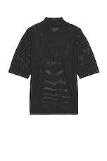 Burberry Short Sleeve Shirt in Onyx, view 2, click to view large image.