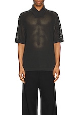 Burberry Short Sleeve Shirt in Onyx, view 4, click to view large image.