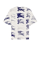 Burberry Graphic Tee in Rain, view 1, click to view large image.