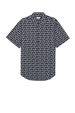Burberry Print Shirt in Silver & Black, view 1, click to view large image.