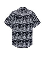Burberry Print Shirt in Silver & Black, view 2, click to view large image.