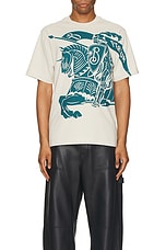 Burberry Graphic Tee in Plaster, view 3, click to view large image.