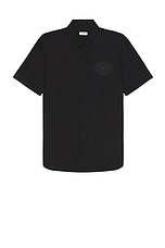 Burberry Short Sleeve Shirt in Black, view 1, click to view large image.