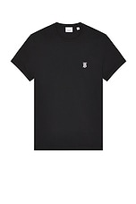 Burberry Parker Tee in Black, view 1, click to view large image.