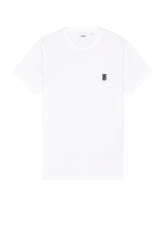 Burberry Parker Tee in White, view 1, click to view large image.