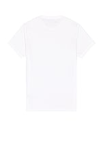 Burberry Parker Tee in White, view 2, click to view large image.