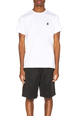 Burberry Parker Tee in White, view 4, click to view large image.