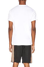 Burberry Parker Tee in White, view 6, click to view large image.