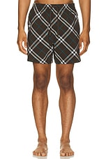 Burberry IP Check Swim Short in Snug Ip Check, view 3, click to view large image.