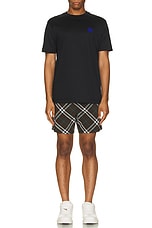 Burberry IP Check Swim Short in Snug Ip Check, view 4, click to view large image.