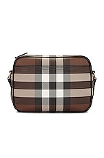Burberry Paddy Bag in Dark Birch Brown, view 3, click to view large image.