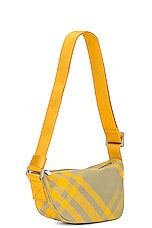 Burberry Shield Crossbody Bag in Hunter, view 3, click to view large image.