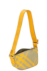Burberry Shield Crossbody Bag in Hunter, view 4, click to view large image.