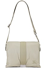 Burberry Shoulder Bag in Hunter, view 1, click to view large image.