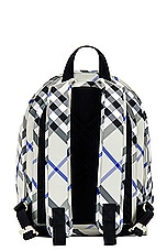Burberry Shield Backpack in Lichen, view 2, click to view large image.