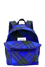 Burberry Shield Backpack in Knight, view 4, click to view large image.