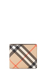 Burberry Wallet in Sand, view 1, click to view large image.