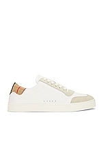 Burberry Sneaker in Neutral White, view 1, click to view large image.