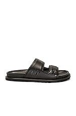 Burberry Thor Sandal in Black, view 1, click to view large image.