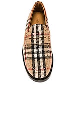 Burberry Hackney Loafer in Archive Beige Ip Chk, view 4, click to view large image.