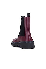 Burberry Gabriel Boot in Plum, view 3, click to view large image.