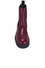 Burberry Gabriel Boot in Plum, view 4, click to view large image.