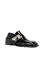 Burberry Shield Loafer in Black, view 2, click to view large image.