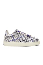 Burberry Sneaker in Lichen Ip Check, view 1, click to view large image.