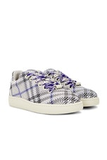 Burberry Sneaker in Lichen Ip Check, view 2, click to view large image.