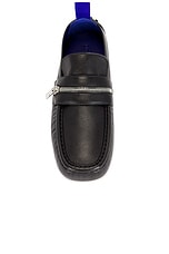 Burberry Motor Low Sneaker in Black, view 4, click to view large image.