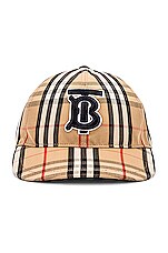 SALE【BURBERRY】Beige☆チェック バックル留 Baseball キャップ Burberry Vintage Check Baseball Cap in Archive Beige Check
