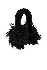 Burberry Earmuffs in Black, view 2, click to view large image.