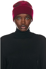 Burberry Knit Beanie in Ripple/plum, view 2, click to view large image.