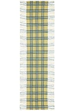 Burberry Vintage Check Scarf in Hunter, view 2, click to view large image.