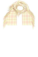 Burberry Vintage Check Scarf in Sherbet, view 1, click to view large image.