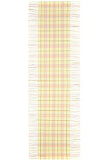 Burberry Vintage Check Scarf in Sherbet, view 2, click to view large image.