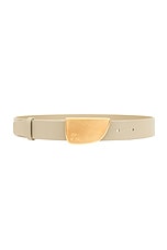 Burberry Shield Buckle Belt in Hunter, view 1, click to view large image.