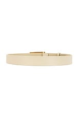 Burberry Shield Buckle Belt in Hunter, view 2, click to view large image.