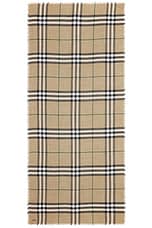 Burberry Wool Scarf in Linden, view 2, click to view large image.