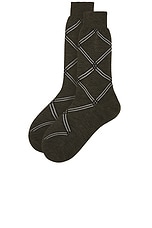 Burberry Dress Sock in Snug, view 2, click to view large image.