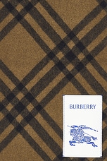 Burberry Bias Check Scarf in Camp, view 4, click to view large image.