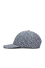 Burberry Denim Hat in Denim Blue, view 4, click to view large image.