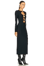 Burberry Corrine Gown in Black, view 2, click to view large image.