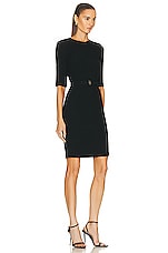 Burberry Short Sleeve Dress in Black, view 2, click to view large image.